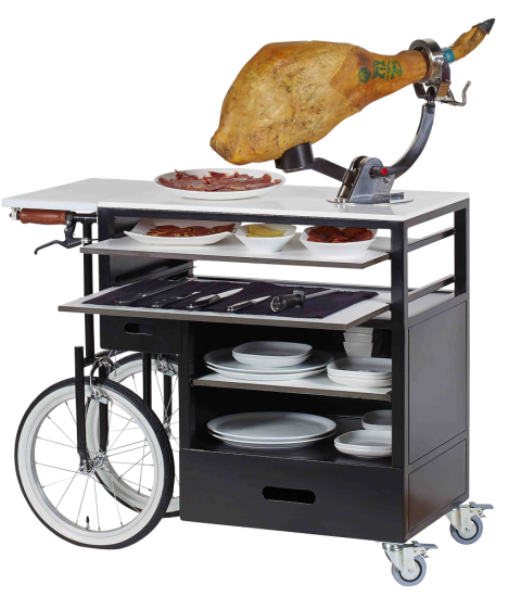 carrito para cortar jamón